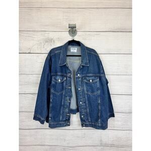 Old Navy Plus Size Dark Wash Classic Denim Jacket Size 4X